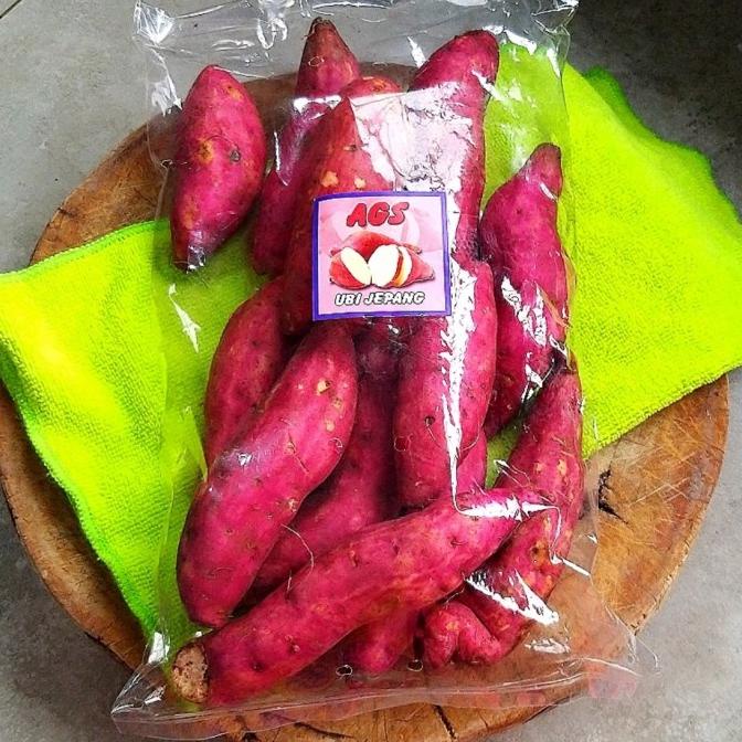 

UBI MERAH JEPANG PREMIUM MENTAH 1 KG SNACK CEMILAN DIET HALAL