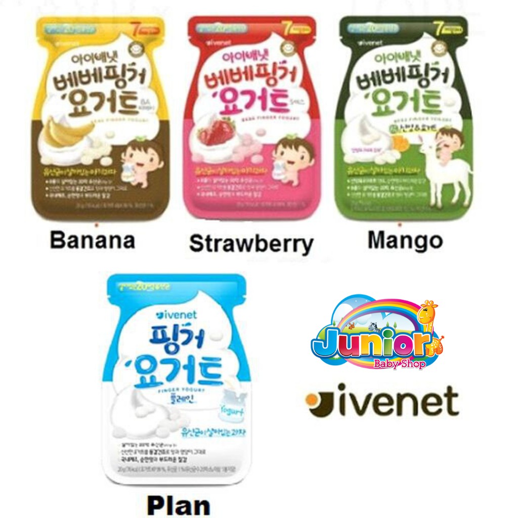 Ivenet Finger Yogurt - Snack Jajanan Cemilan Permen Bayi dan Anak