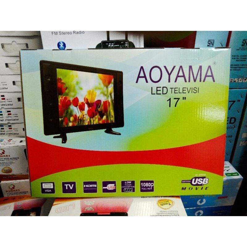 Jual Aoyama Led Tv Inch Digital Support Usb Movies Hdmi Vga Gosend Dan Grab Shopee Indonesia