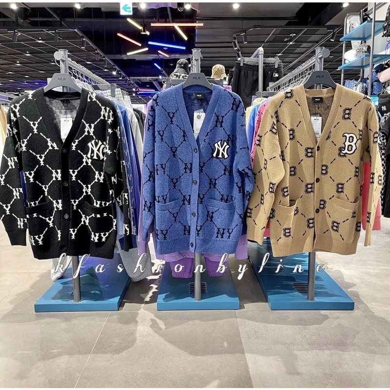 MLB Monogram Diamond Cardigan