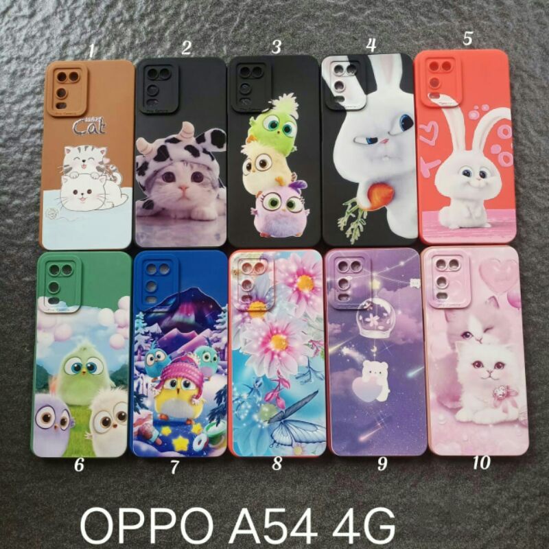 Soft Case Oppo A54 4G Motif Gambar Cewek Softcase Silikon Softshell