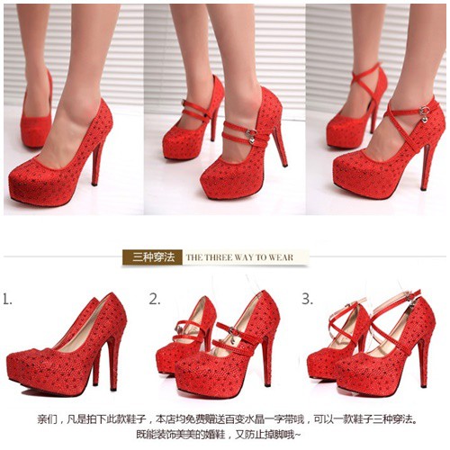 SHH888 High Heels Pump Glossy Import 11CM
