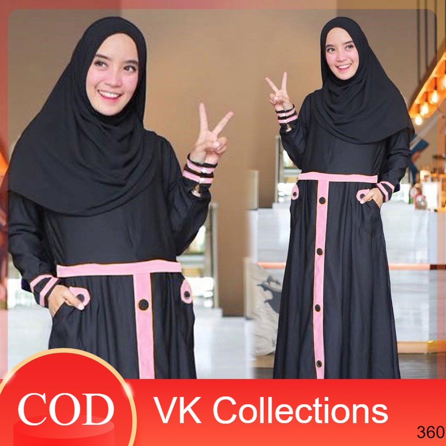 Baju Model baru Wanita Gamis Maxi Dress Grosir Gamis Wanita Dress Maxy Kekinian dres muslim / dress 