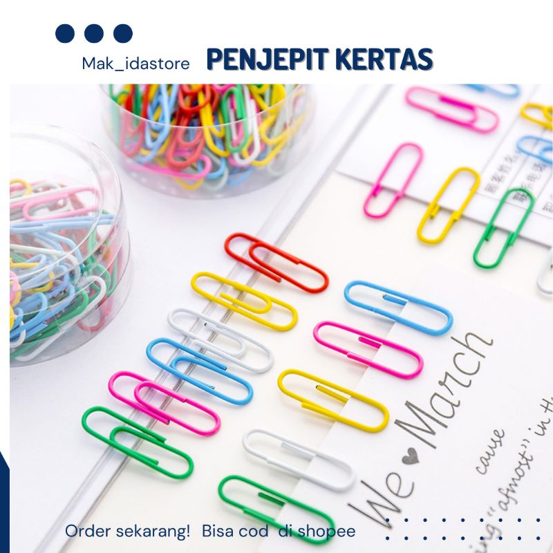 

PENJEPIT KERTAS / KLIP KERTAS PAPER CLIPS
