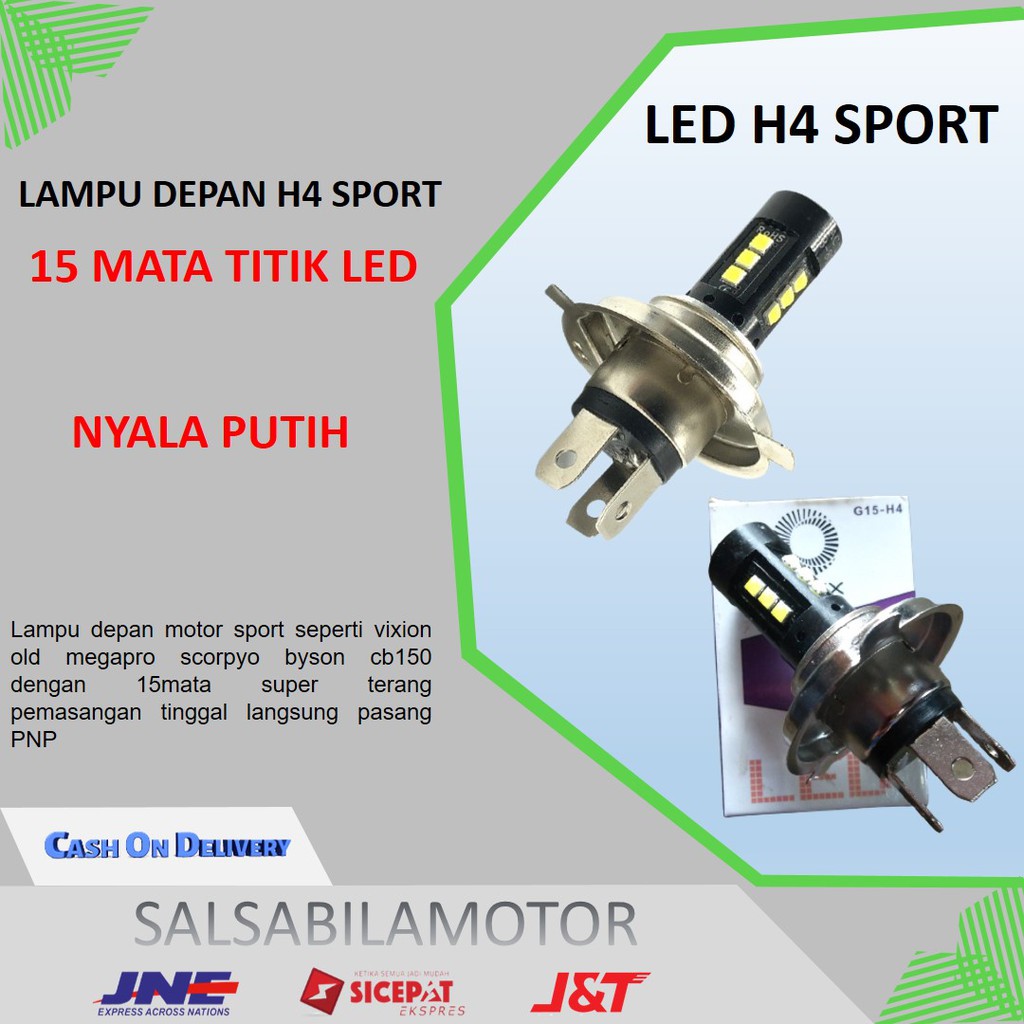 Lampu depan led vixion old motor sport lampu utama lampu led megapro primus cb150 15 titik/mata led 