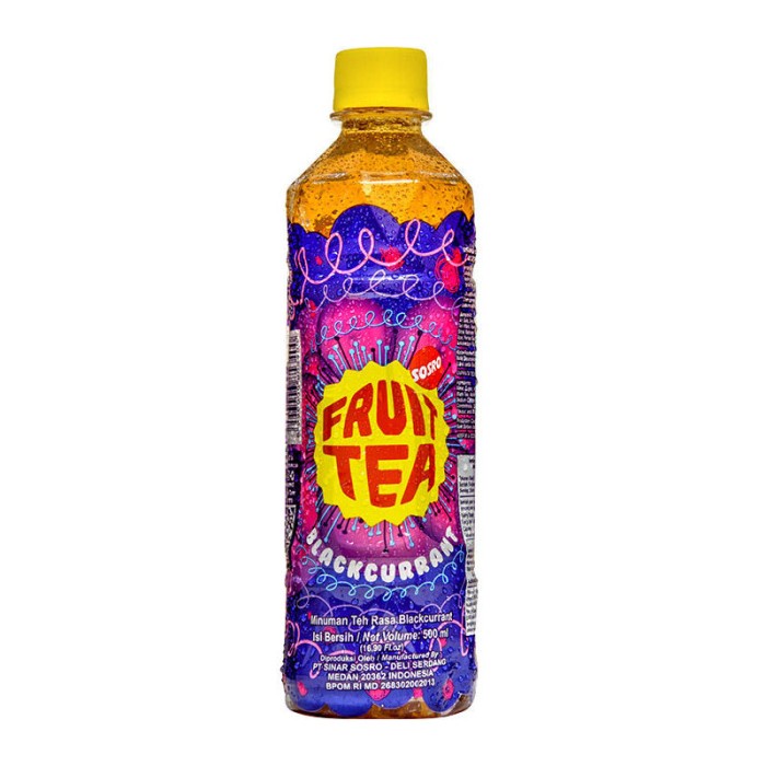 

Fruit Tea Pet Black Currant 500Ml