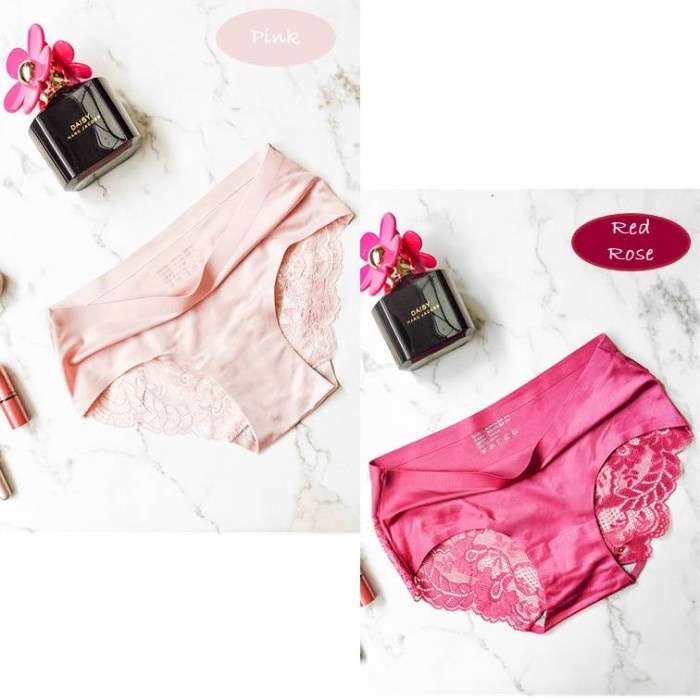 KUALITAS TINGGI  CELANA DALAM CD WANITA SEXY DENGAN LACE RENDA BAHAN NYLON SPANDEX KUALITAS SANGAT