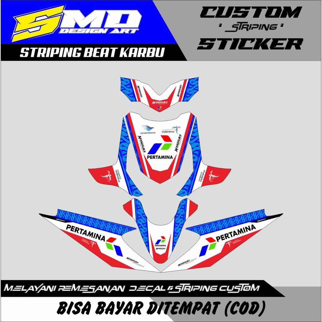 DECAL BEAT KARBU/LAMA MANDALIKA