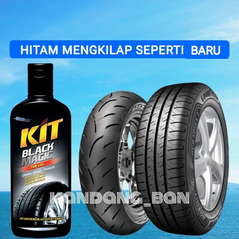 KIT BLACK MAGIC 300 ML PENGKILAP BAN MOTOR DAN MOBIL