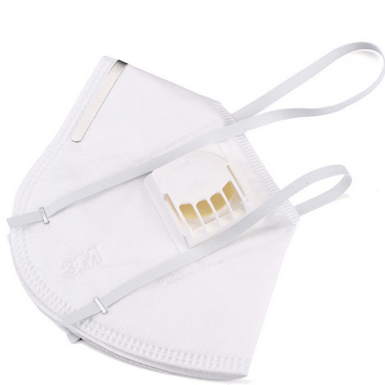 GS8 Masker Filter 3D Udara Anti Polusi Respirator N95 - 9001V - White