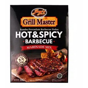 

Jay's Grill Marinade Mix Hot&Spicy / Bumbu perendam marinasi daging