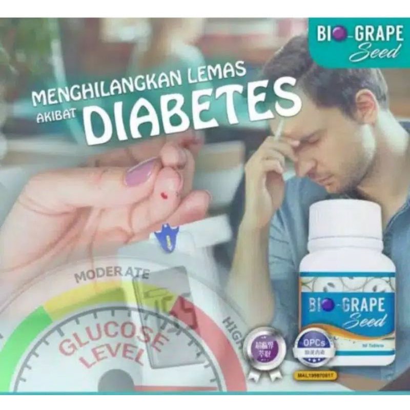 Bio Grape Seed Anti Oksidan Diabetes Dan Hipertensi