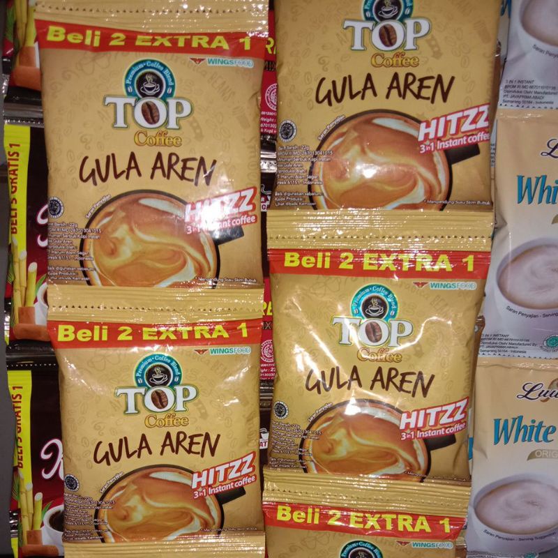 

[Harga grosir] Top coffee gula aren renceng isi 10pcs + 5pcs