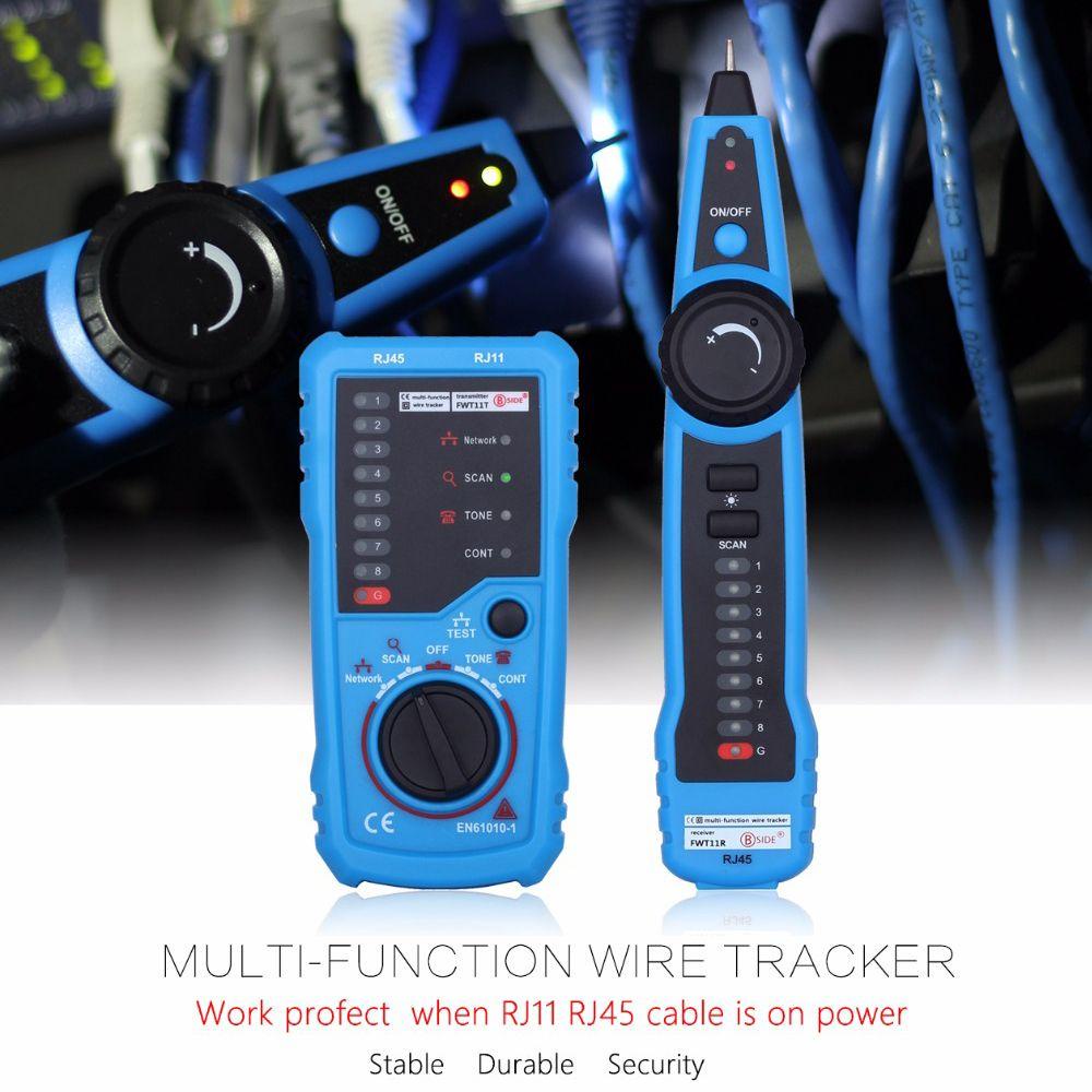 Solighter Kabel Jaringan tester Detector Professional Ethernet Line Finder LAN Jaringan Kabel tester