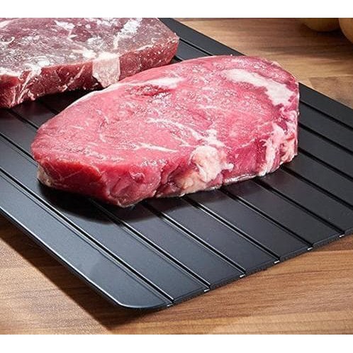 PENCAIR ES DEFROST TRAY Talenan Ajaib Pencair Frozen Food Daging Beku Fast Magic Defrosting Tray