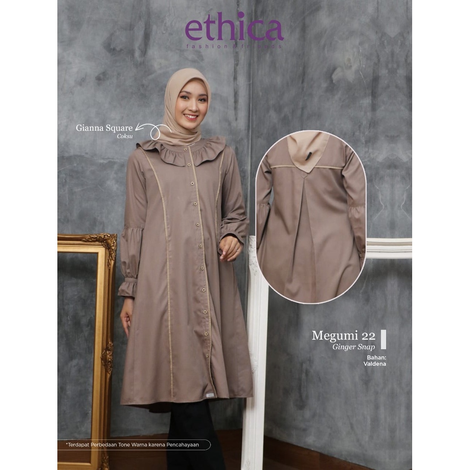 TUNIK TERBARU 2021 ETHICA MEGUMI 22 GINGER SNAP