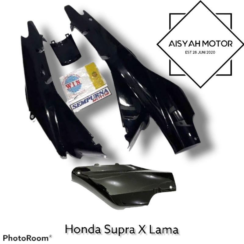 Bodi Halus Honda Supra X Warna Hitam