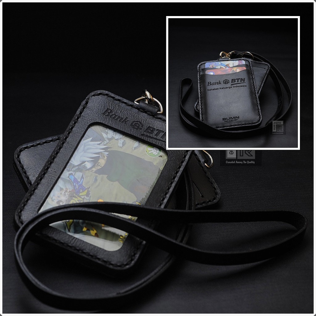 

Id Card Holder Name Tag Kulit BTN