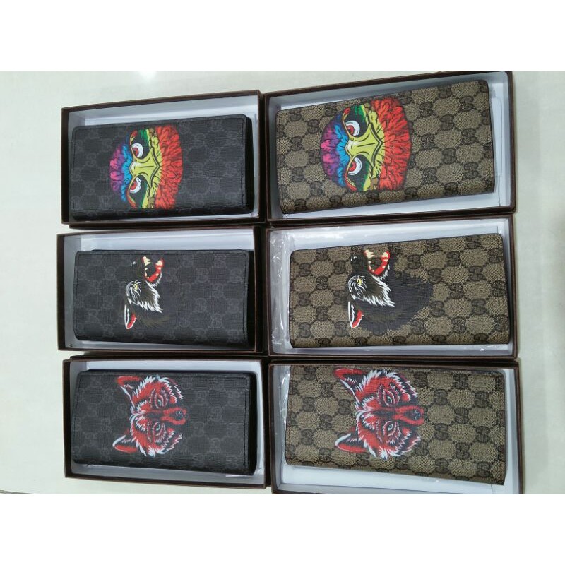 dompet lipat panjang 62665 animal head