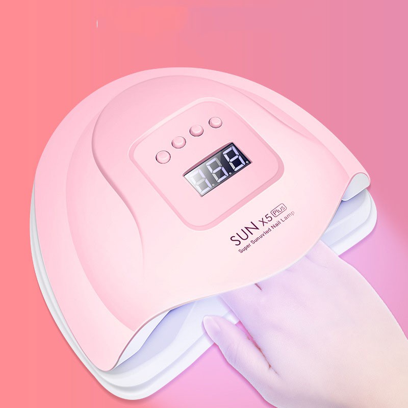 Bisa COD Alat Kecantikan Pengering Kutek Kuku UV LED Nail Dryer 120W - Dmoley SUN X5 Plus