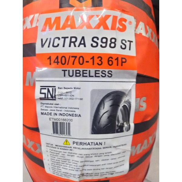 BAN LUAR 140/70-13 MAXXIS VICTRA M5 PNP NMAX BELAKANG