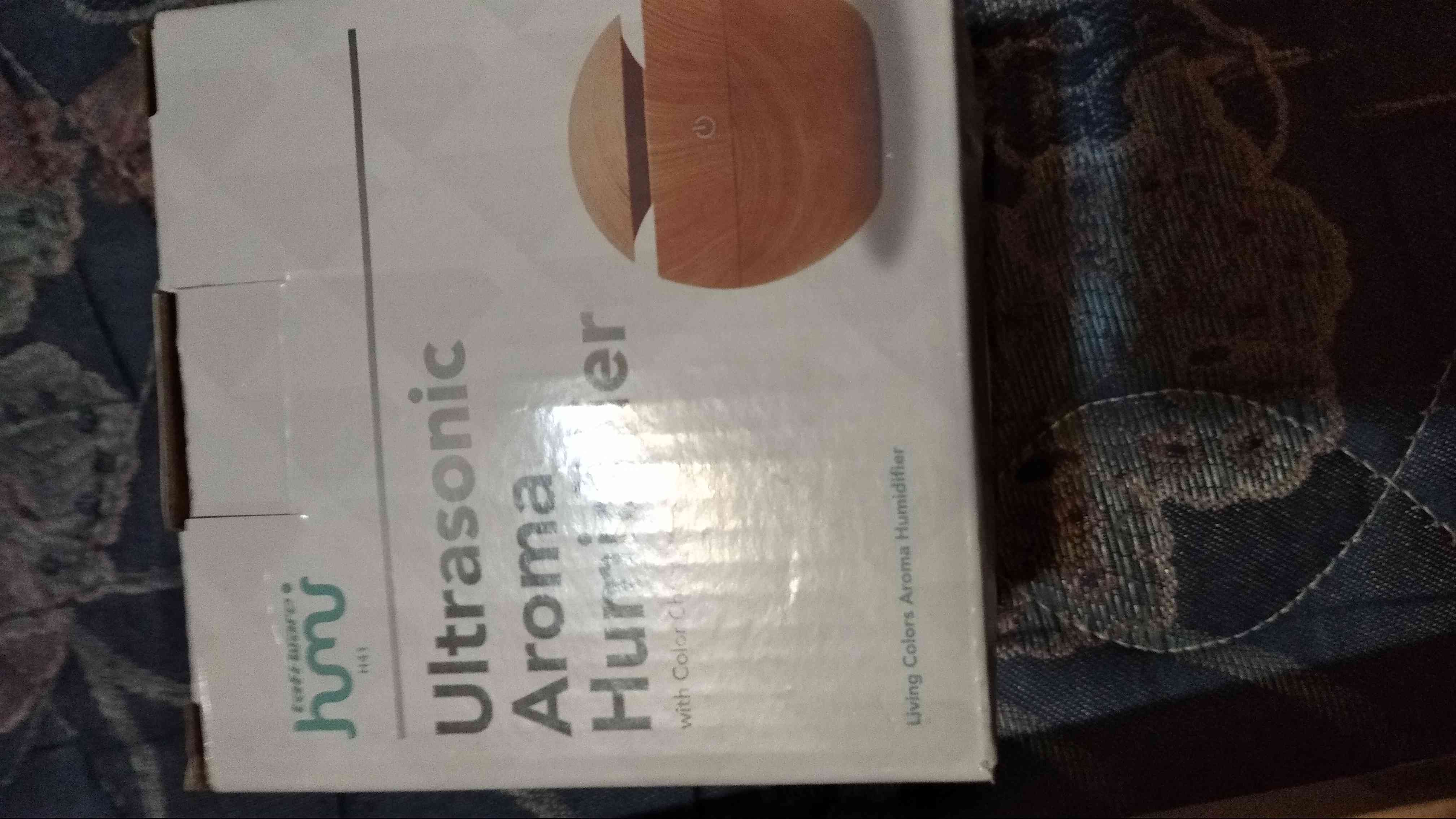 Aromaterapi Aromatherapy Air Humidifier Lembab Desain Kayu Rgb Light High Quality