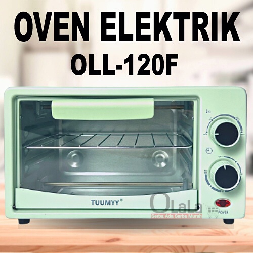 OVEN PEMANGGANG ELEKTRIK MULTIFUNGSI 12L TUUMYY WARNA PASTEL OLL-1202F