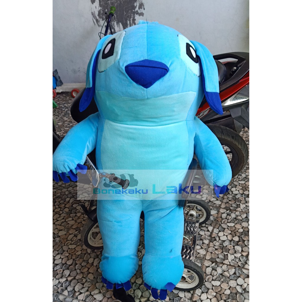 Boneka stitch jumbo gede 1 meter free ukirnama