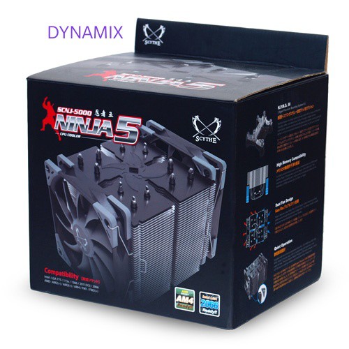 CPU Cooler Scythe NINJA 5 - Deadly Silent GARANSI RESMI | Cooling Fan Pendingin untuk Komputer PC