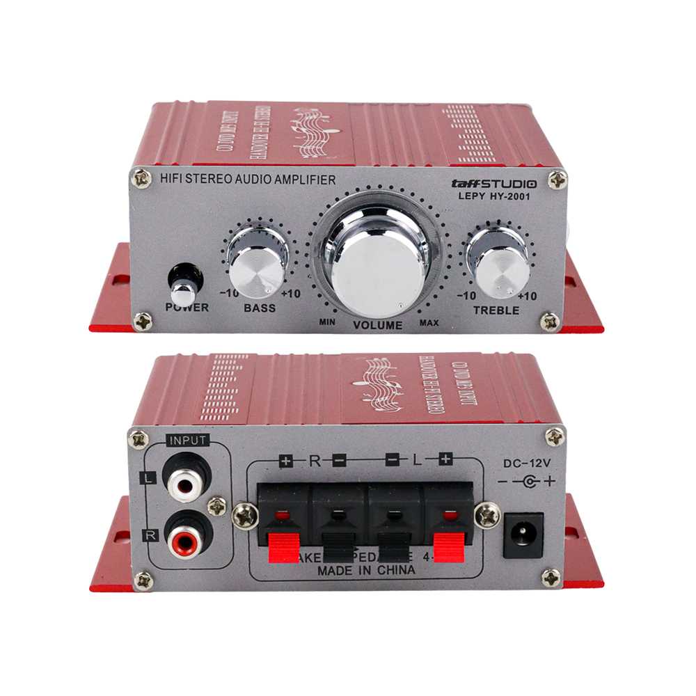 PROMO Hi-Fi Stereo Amplifier Speaker 2 channel 20W HY-2001 Power amplifier mini hifi amplifier power amplifier stereo ampli mini power amplifier murah TaffSTUDIO OMSKBJREOMAD70BK