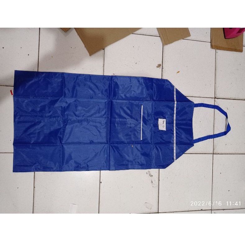 Celemek Apron Tatakan Foli Warna Nomor