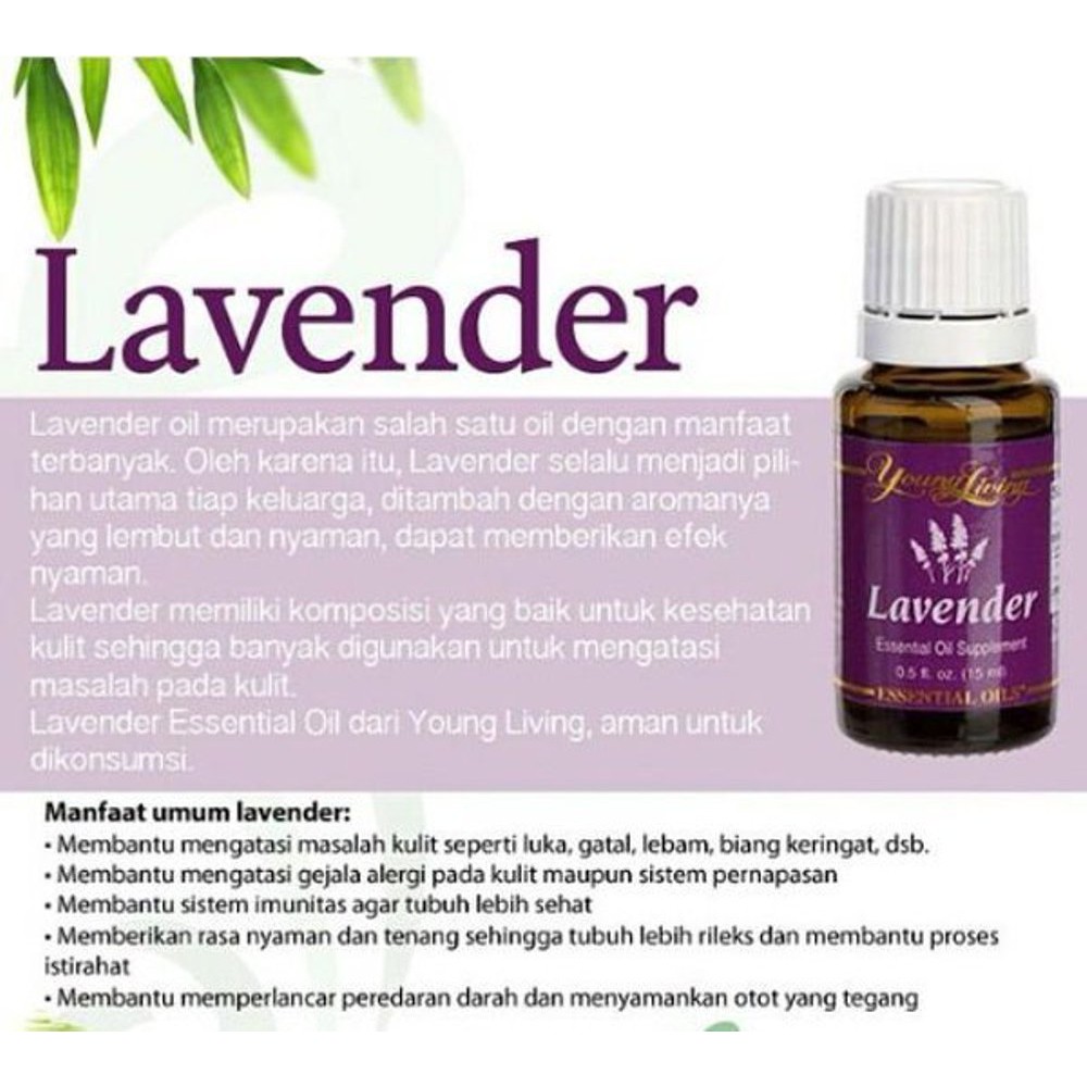 Young Living Essential Oil - Lavender 15ML Original Sealed