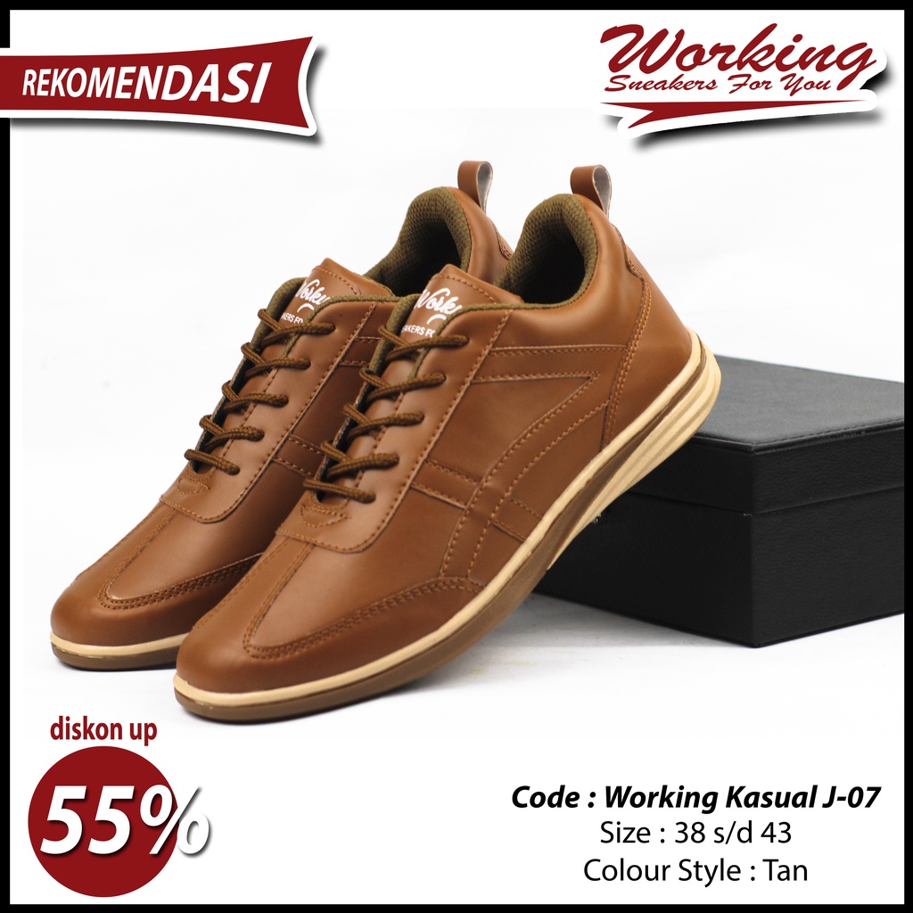 Working Sneakers For You Sepatu Kasual Pria J-07