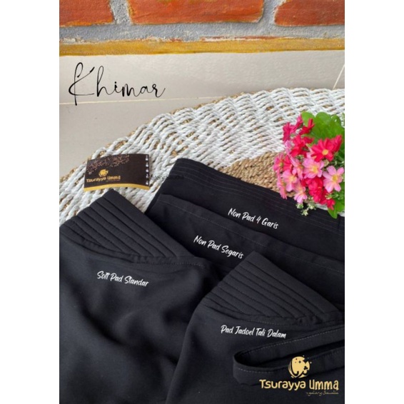 Khimar Hitam Tsurayya Umma | Jilbab Syar'i