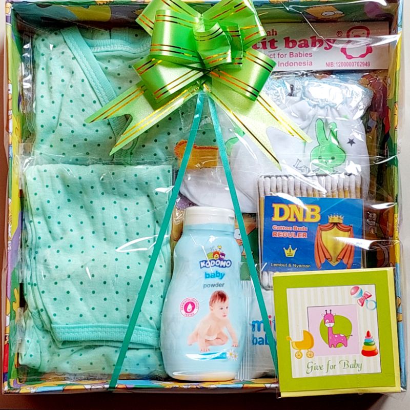 Hampers Bayi Baby Hampers perlengkapan bayi baru lahir / Set kado Bayi Baru Lahir  Baju Bayi Baru lahir Baby Gift Set 9 in 1 Newborn Baju Celana Panjang