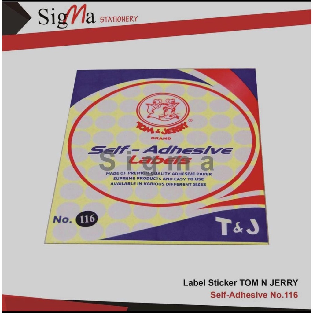 

Tom n Jerry Label Putih 116 (Pad)