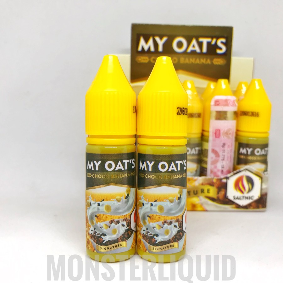 SALT MY OATS CHOCO BANANA OAT BY IDJ X VAPORKING 15ML