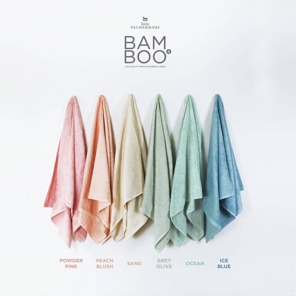 Handuk Bayi / Anak Palmerhaus Mason Bamboo Towel 60 x 120 cm