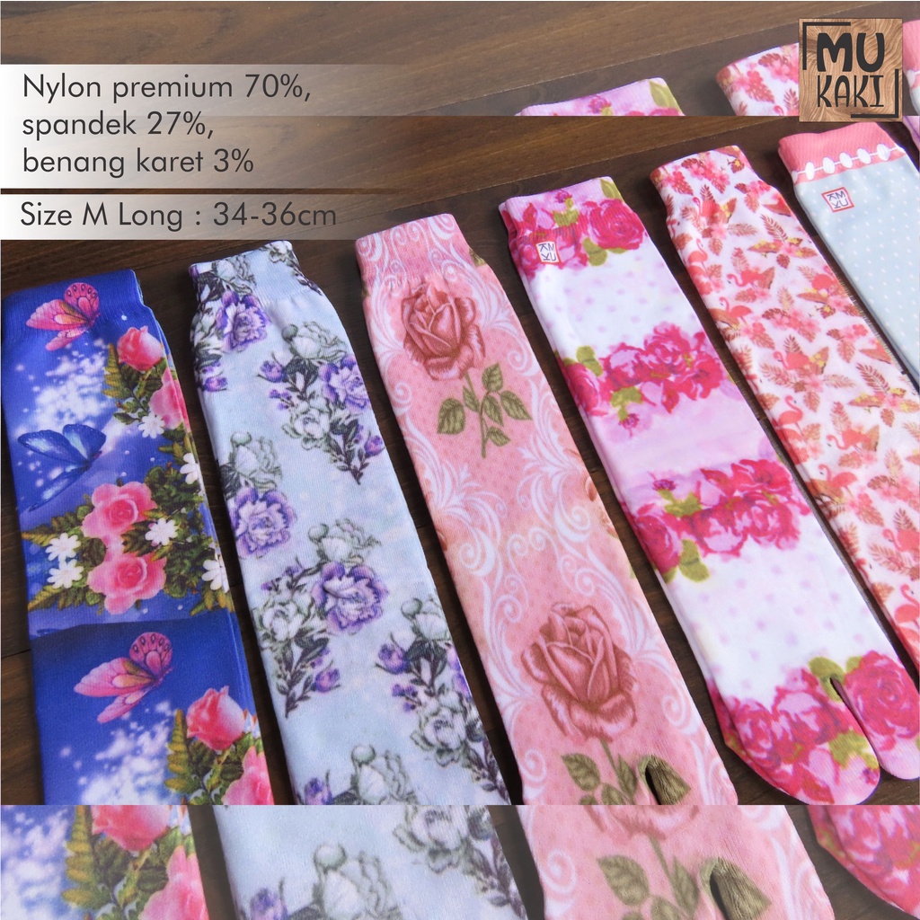 Kaos Kaki Jempol Motif Printing Dewasa Mukaki Murah H