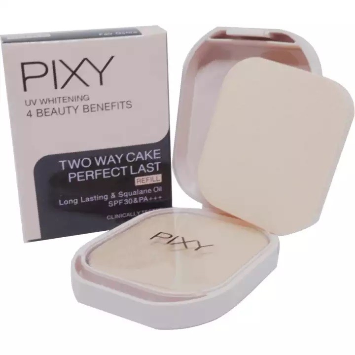 ^ KYRA ^ PIXY Two Way Cake Perfect Last dengan UV Whitening dan Long Lasting SPF30 &amp; PA++