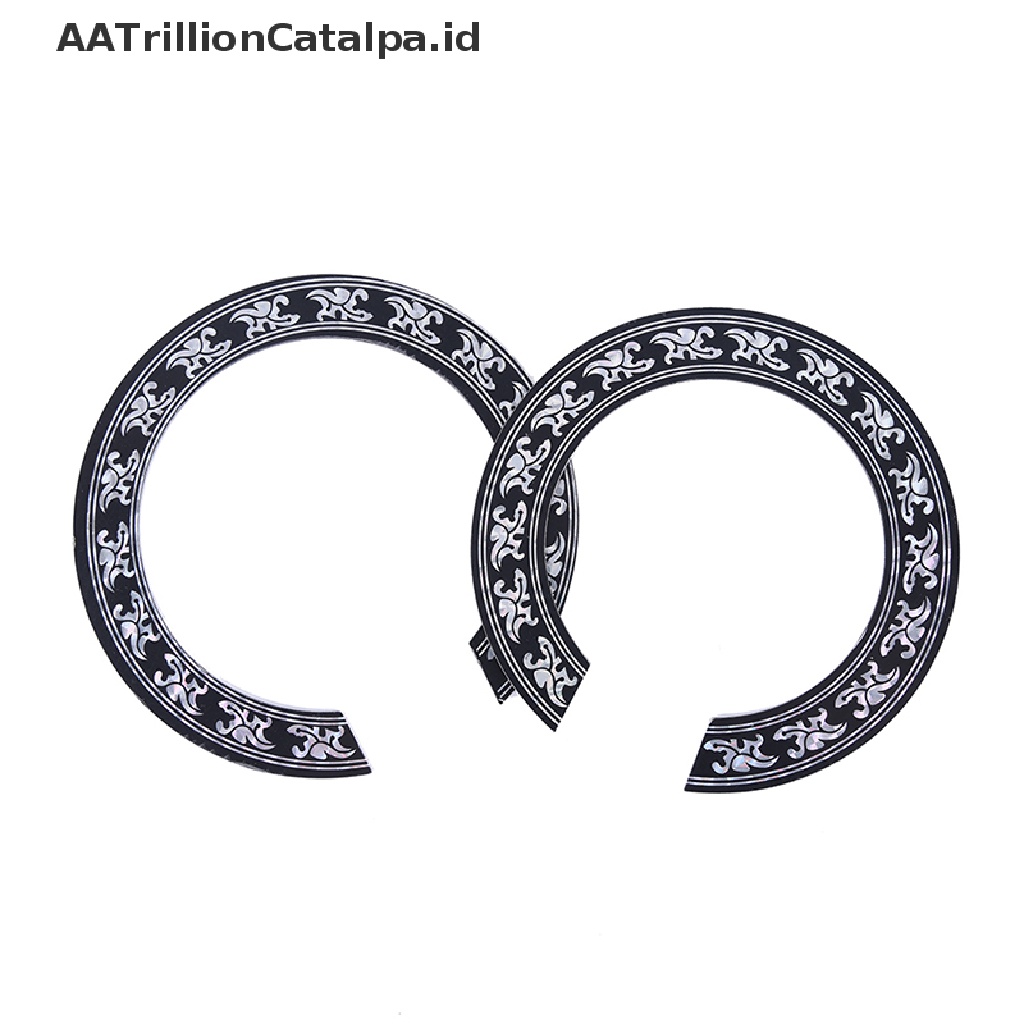 Aatrillioncatalpa 104mm 94mm inch Lubang Suara Gitar Bahan PVC Keras Rosette Inlay