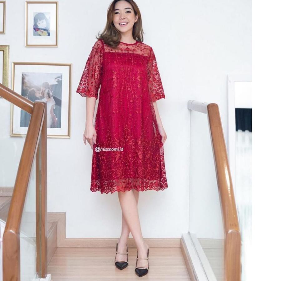 Star Seller.♤ GISEL DRESS PESTA BROKAT PENDEK BODYCON WANITA IMPORT/ GAUN PESTA/ PARTY DRESS WANITA