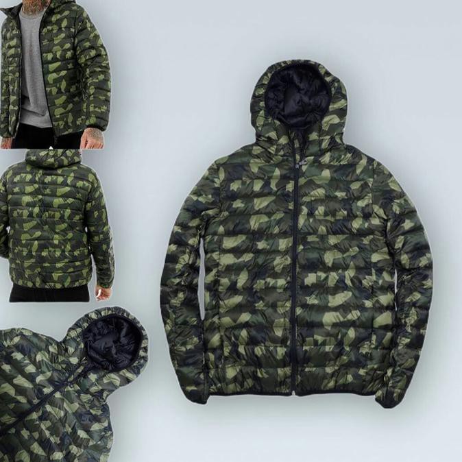 ✨ PROMO TERBATAS JAKET PRIA MURAH✨ JAKET PULL AND BEAR PUFFER HOODIE ORIGINAL STOK TERBATAS