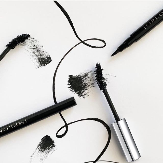 `ღ´ PHINKL `ღ´ ɪ ᴍ ᴘ ʟ ᴏ ʀ ᴀ   Implora deep black mascara waterproof anti air tahan lama transferproof bulu mata cetar extension