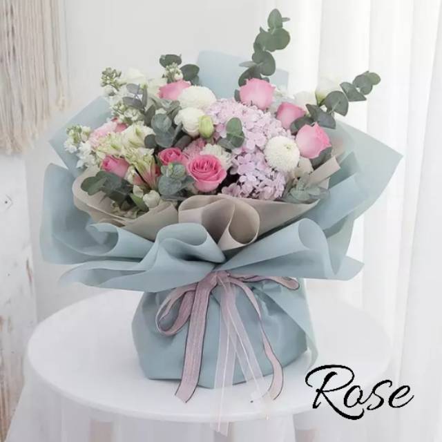 

Rose - Flower Wrap Cellophane / Kertas Bunga Murah
