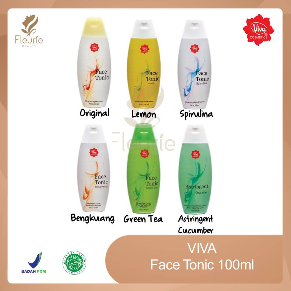 VIVA Face Tonic 100ml (Toner Penyegar Viva)