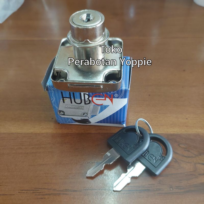 KUNCI LEMARI,KUNCI LEMARI HUBEN HL138-22MM,DRAWER LOCK,HUBEN HL 138 - 22mm.KUNCI LACI.