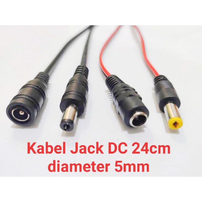 Kabel Jack DC MALE / FEMALE soket Jek DC