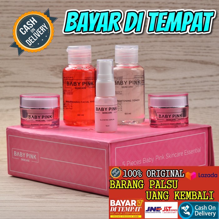 Skin Care Pemutih Wajah Glowing Series Baby Pink Original Bpom Shopee Indonesia