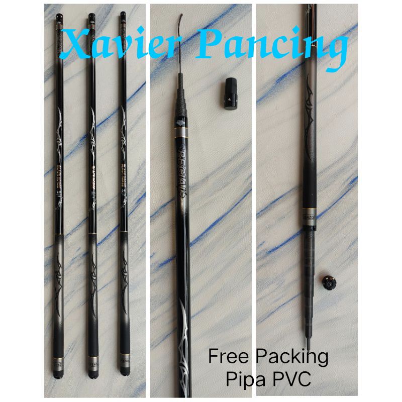 Joran Tegek Nano Carbon Black Horse Kuat , Ringan , Murah & Import 100% 360 450 540